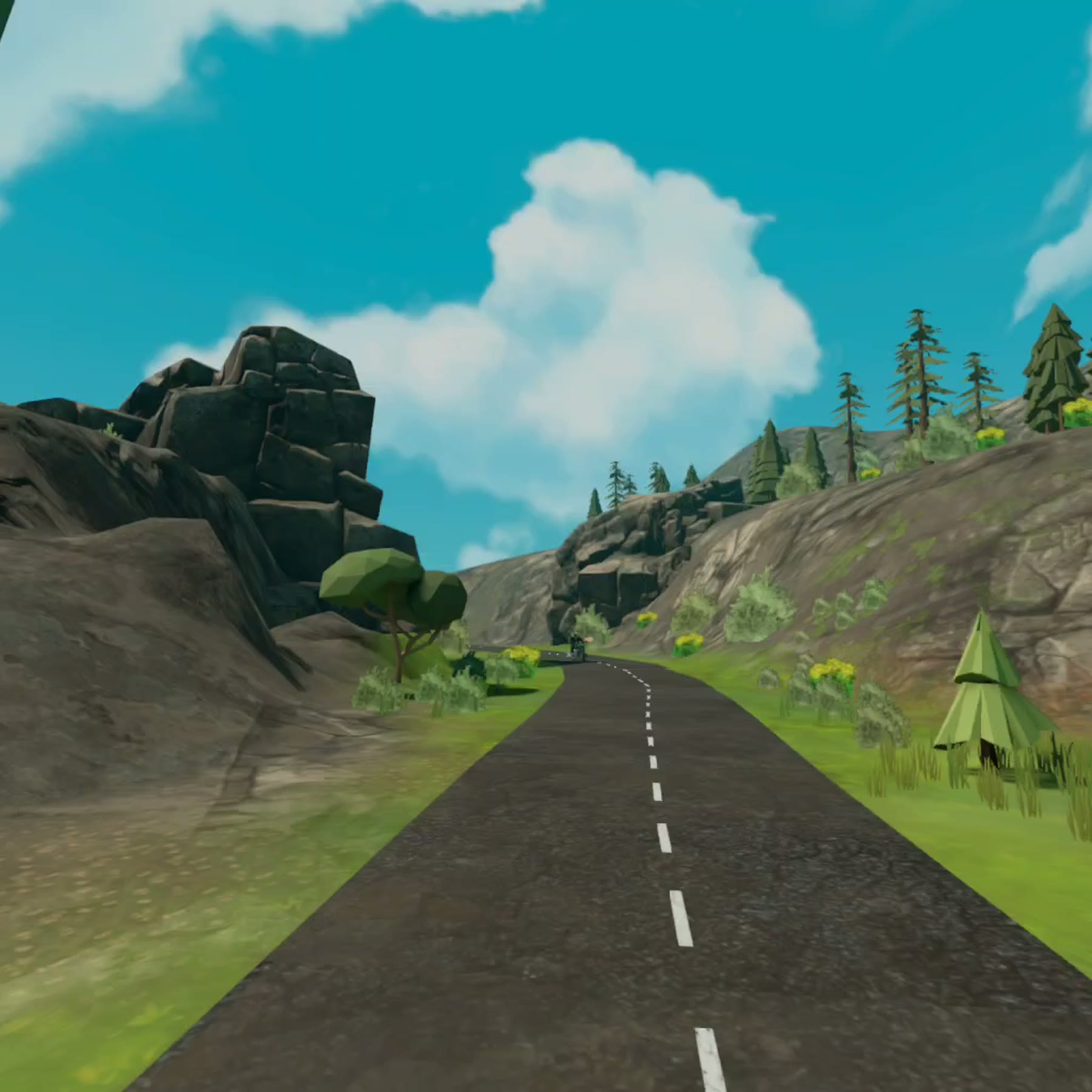 Scène de route issue du prototype Grande Vadrouille VR.